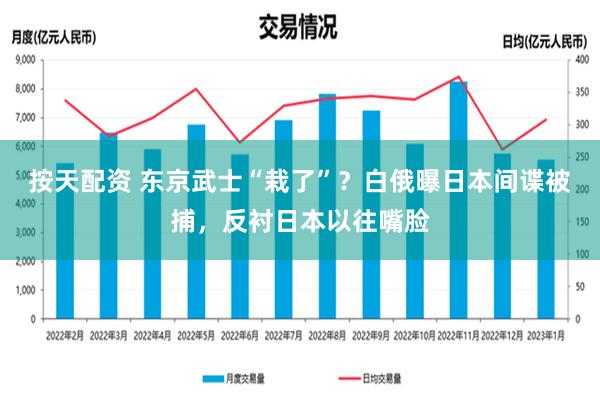 按天配资 东京武士“栽了”？白俄曝日本间谍被捕，反衬日本以往嘴脸