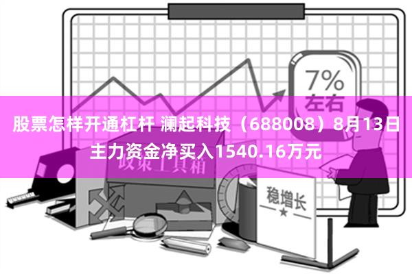 股票怎样开通杠杆 澜起科技（688008）8月13日主力资金净买入1540.16万元