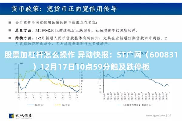 股票加杠杆怎么操作 异动快报：ST广网（600831）12月17日10点59分触及跌停板